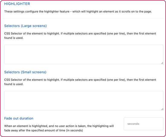 Slickstream Highlighter settings-1