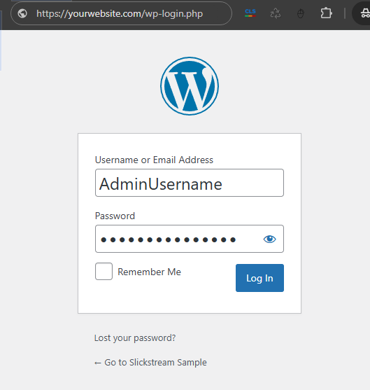 wordpress-login